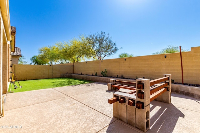 152 N 194th Ln, Buckeye, AZ 85326 - view of patio featuring a fenced backyard