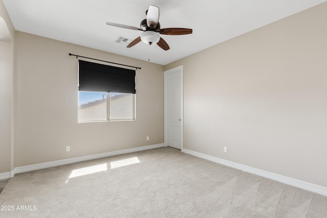 10331 E Starion Ave, Mesa, AZ 85212 - carpeted spare room featuring ceiling fan and baseboards