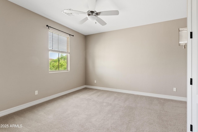 10331 E Starion Ave, Mesa, AZ 85212 - unfurnished room featuring light carpet and a ceiling fan
