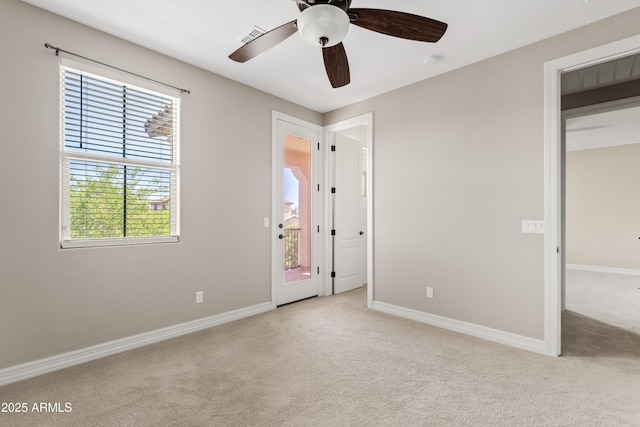 10331 E Starion Ave, Mesa, AZ 85212 - unfurnished bedroom with light carpet and a ceiling fan