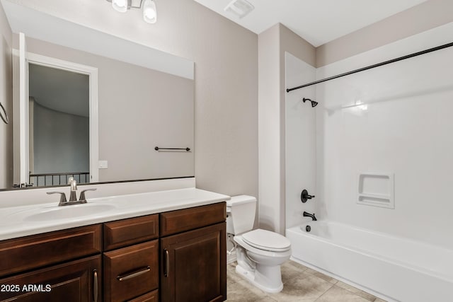 10331 E Starion Ave, Mesa, AZ 85212 - bathroom with vanity,  shower combination, and tile patterned flooring