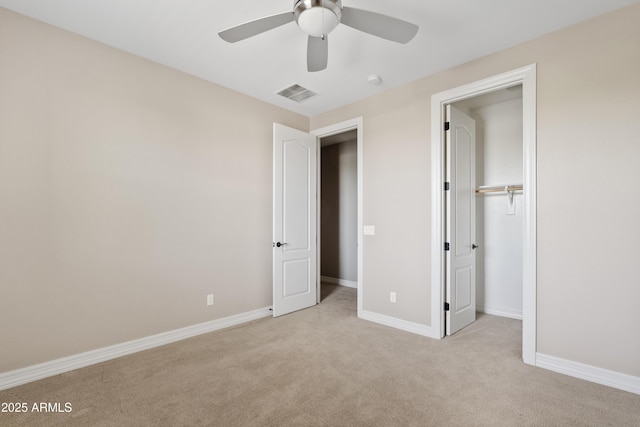 10331 E Starion Ave, Mesa, AZ 85212 - unfurnished bedroom featuring carpet flooring, a ceiling fan, and a closet