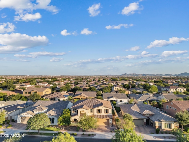 10331 E Starion Ave, Mesa, AZ 85212 - aerial perspective of suburban area featuring a mountainous background