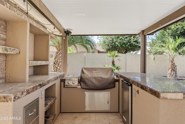 10331 E Starion Ave, Mesa, AZ 85212 - view of patio with an outdoor kitchen