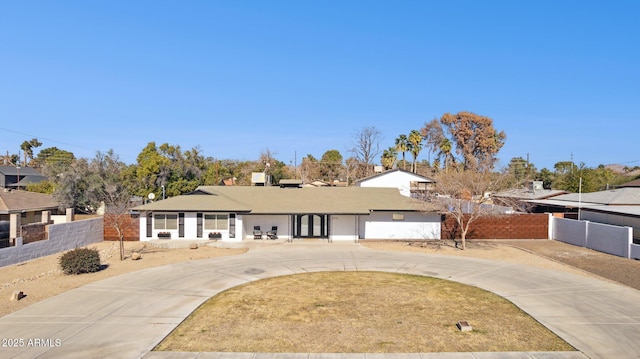 view of front of home