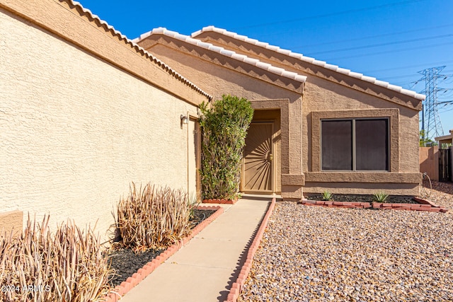 view of property entrance