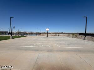 view of basketball court with community basketball court