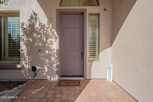 1912 E Gemini Pl, Chandler, AZ 85249 - view of exterior entry with stucco siding