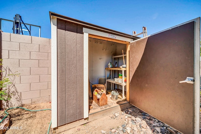 view of outbuilding