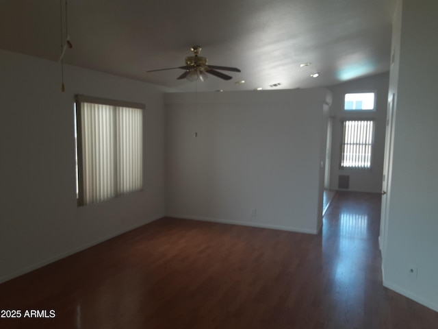 12205 N 41st Ln, Phoenix, AZ 85029 - empty room featuring wood finished floors and ceiling fan