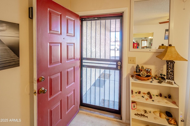 view of entrance foyer