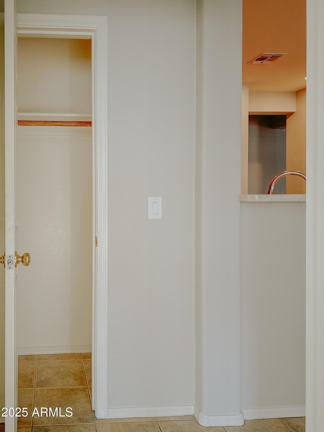 view of closet