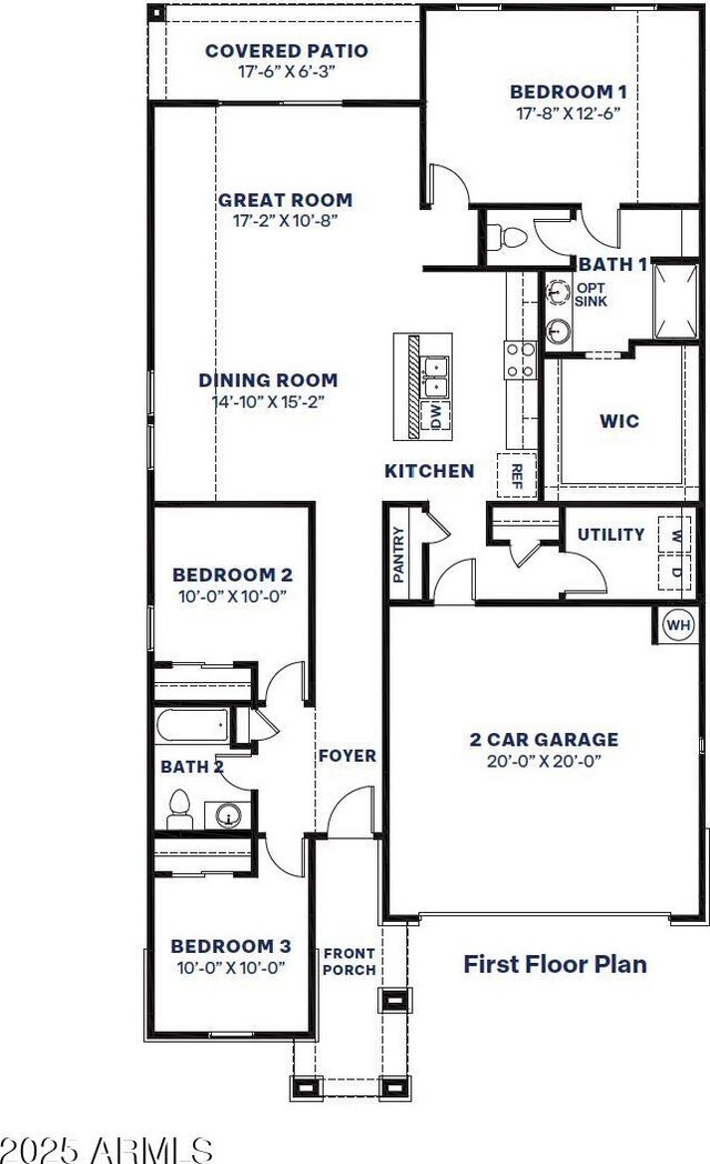 25461 W Graham Trl, Buckeye, AZ 85326 - floor plan