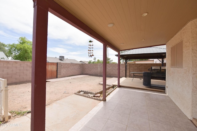 1219 E Avenida Isabela, Casa Grande, AZ 85122 - fenced backyard with a gazebo and a patio