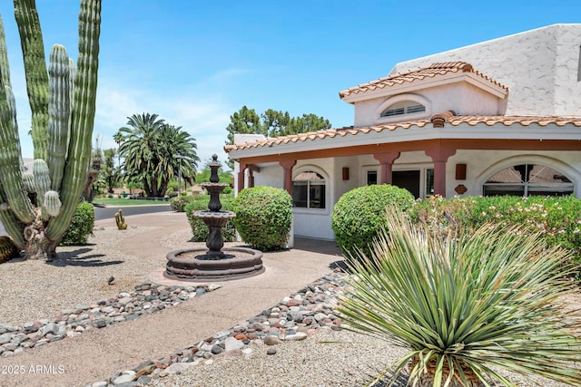 5345 E Mclellan Rd Unit 123, Mesa, AZ 85205 - view of front facade featuring stucco siding and a tile roof
