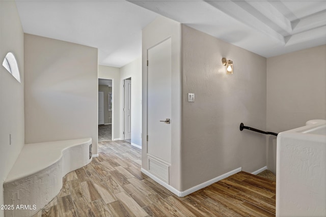 5345 E Mclellan Rd Unit 123, Mesa, AZ 85205 - hall with light wood-style floors and baseboards