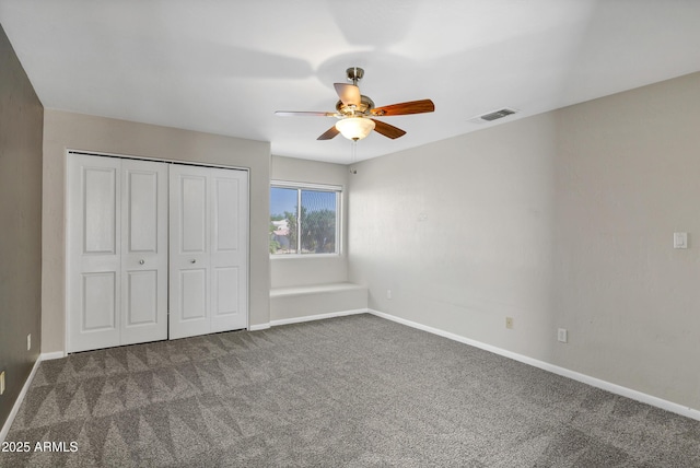 5345 E Mclellan Rd Unit 123, Mesa, AZ 85205 - unfurnished bedroom with carpet floors, a closet, and baseboards