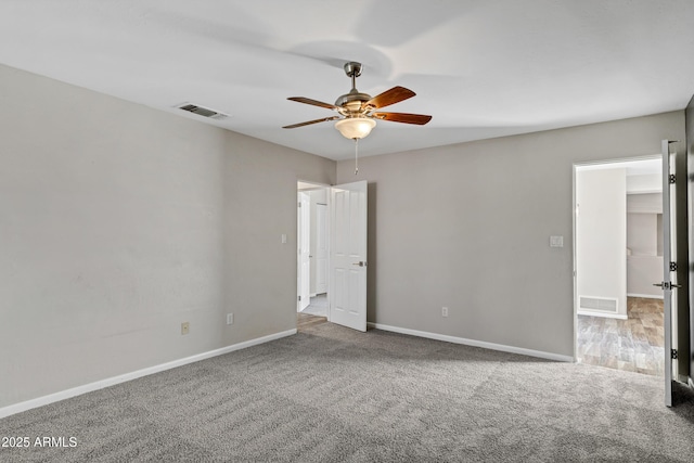 5345 E Mclellan Rd Unit 123, Mesa, AZ 85205 - unfurnished room with ceiling fan, carpet flooring, and baseboards