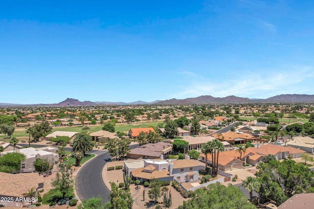 5345 E Mclellan Rd Unit 123, Mesa, AZ 85205 - aerial perspective of suburban area with mountains