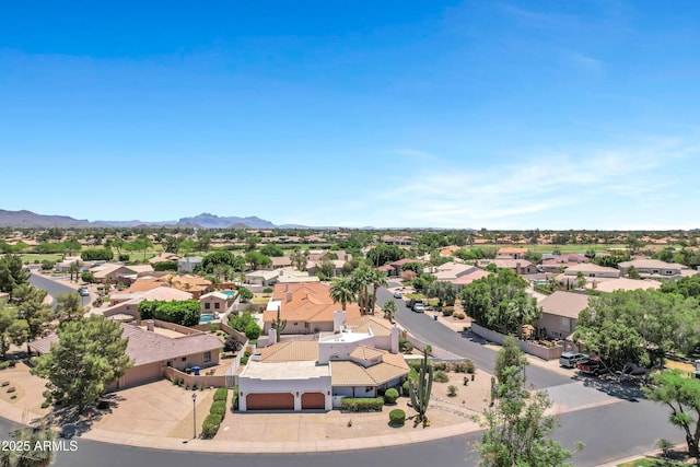 5345 E Mclellan Rd Unit 123, Mesa, AZ 85205 - aerial view of residential area featuring a mountain backdrop