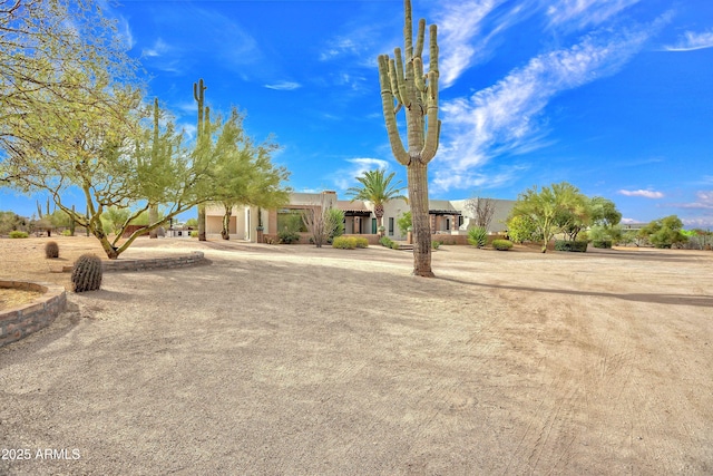 view of adobe home