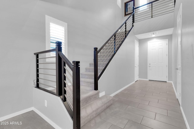 550 E Zion Pl, Chandler, AZ 85249 - stairway featuring baseboards