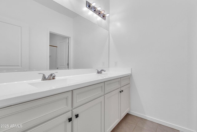 550 E Zion Pl, Chandler, AZ 85249 - bathroom featuring double vanity and tile patterned flooring