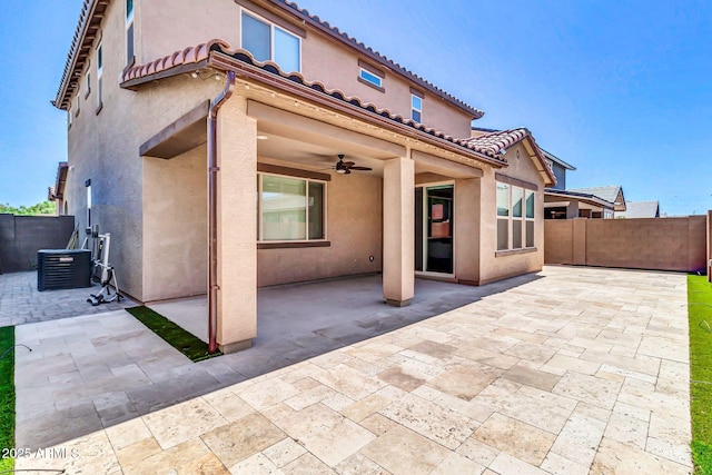 550 E Zion Pl, Chandler, AZ 85249 - view of patio / terrace with ceiling fan