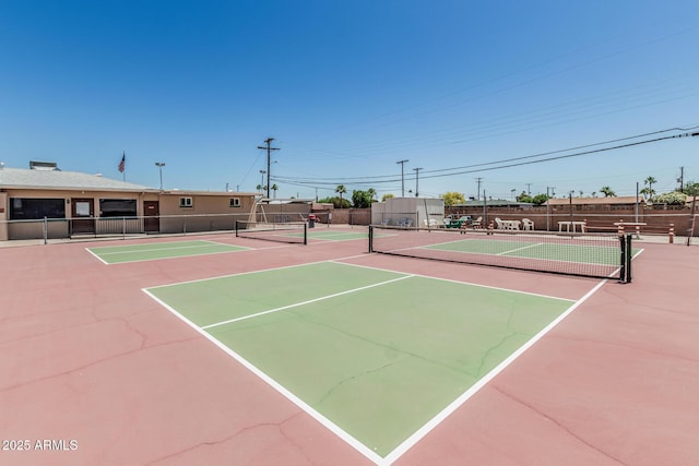 6051 E Ensenada St, Mesa, AZ 85205 - view of tennis court featuring community basketball court