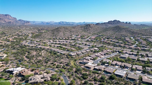 7145 E Cuernavaco Way, Gold Canyon, AZ 85118 - drone / aerial view with a mountain view and a residential view