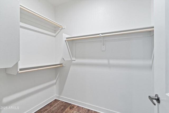 2511 W Queen Creek Rd Unit 116, Chandler, AZ 85248 - spacious closet featuring dark wood finished floors