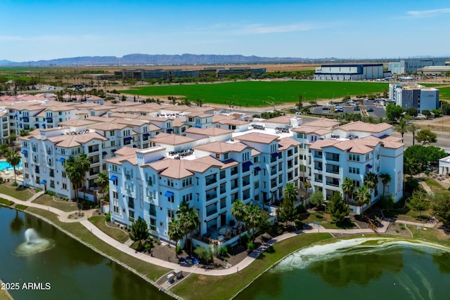 2511 W Queen Creek Rd Unit 116, Chandler, AZ 85248 - aerial view of apartment complex and a water and mountain view