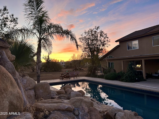 pool featuring a patio