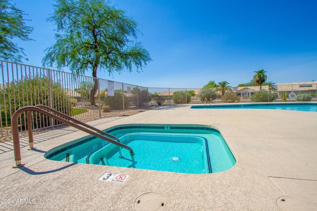 view of pool