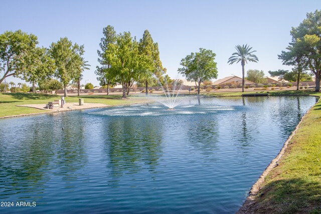 view of water feature