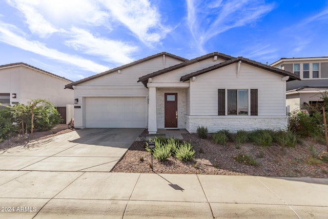 35612 N Lodestone Dr, San Tan Valley, AZ 85144 - view of front of house with concrete driveway and a garage