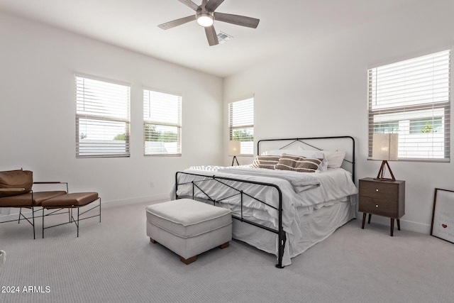 35612 N Lodestone Dr, San Tan Valley, AZ 85144 - bedroom with carpet, baseboards, and ceiling fan