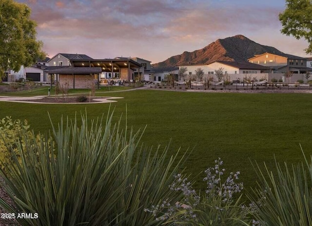 35612 N Lodestone Dr, San Tan Valley, AZ 85144 - surrounding community with a mountain view and a yard