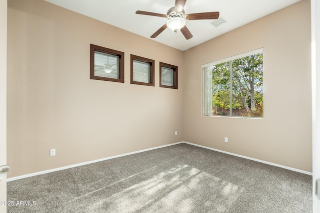 4253 N Yates Ave, Prescott Valley, AZ 86314 - carpeted spare room featuring ceiling fan and baseboards