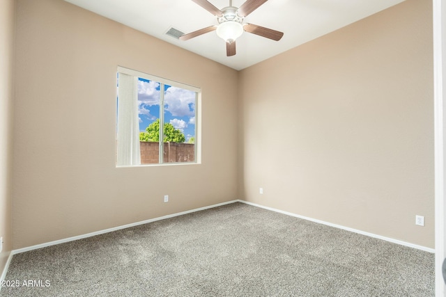 4253 N Yates Ave, Prescott Valley, AZ 86314 - carpeted spare room with a ceiling fan and baseboards