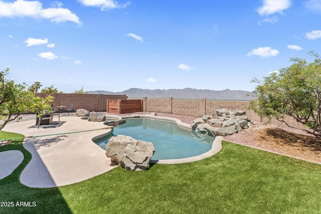 16404 S 18th Dr, Phoenix, AZ 85045 - view of pool featuring a patio area and a mountain view