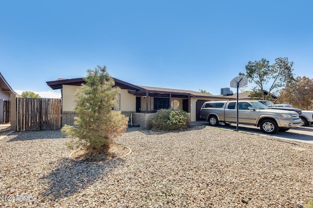 view of ranch-style home