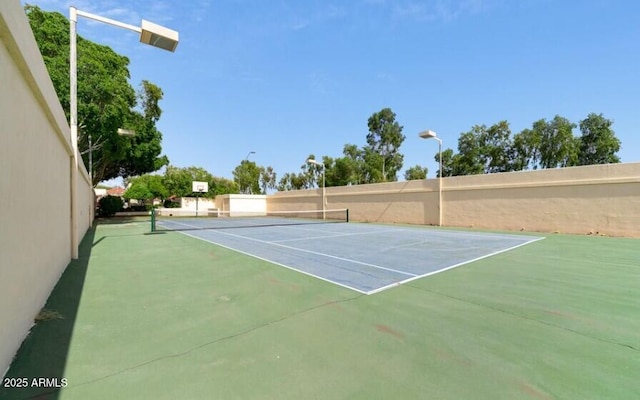 2169 E Bishop Dr, Tempe, AZ 85282 - view of tennis court featuring community basketball court
