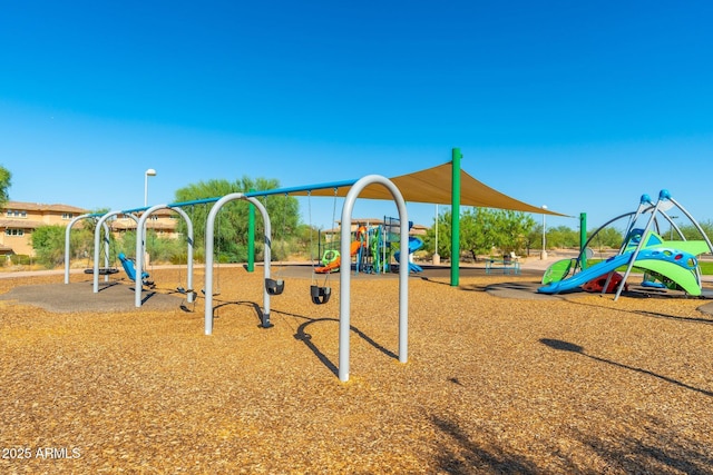 view of communal playground