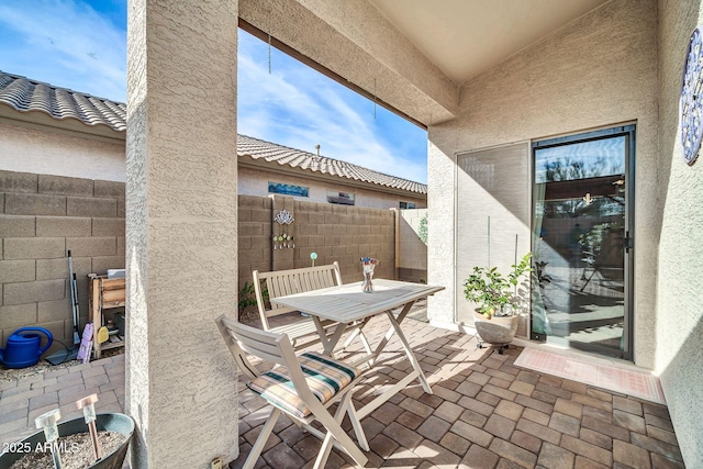 view of patio