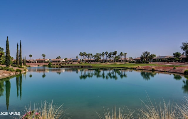 view of water feature