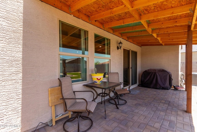 1617 W Pima Ct, Coolidge, AZ 85128 - view of patio featuring area for grilling