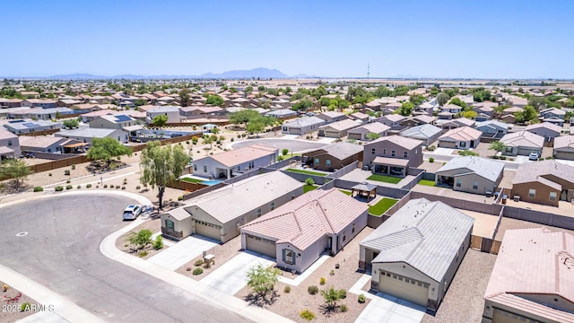 1617 W Pima Ct, Coolidge, AZ 85128 - aerial view of residential area with a mountain backdrop