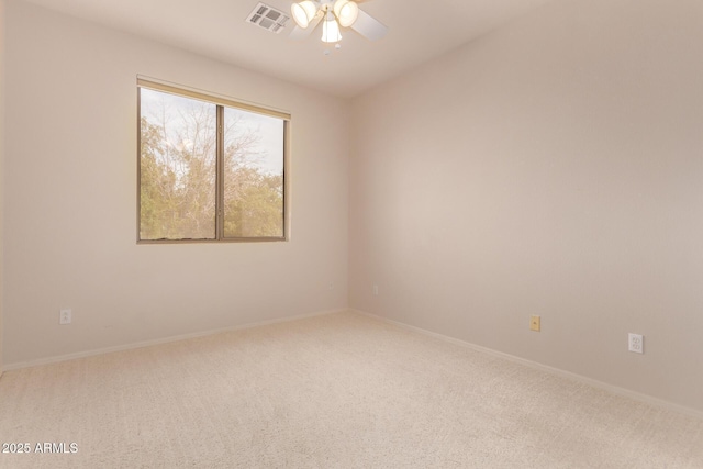 21373 N 94th Ave, Peoria, AZ 85382 - carpeted empty room with baseboards, ceiling fan, and visible vents