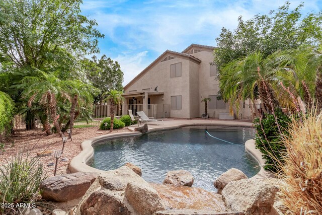21373 N 94th Ave, Peoria, AZ 85382 - view of swimming pool with a patio, fence, and a fenced in pool